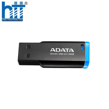USB Adata UV140 64Gb (Đen Xanh)
