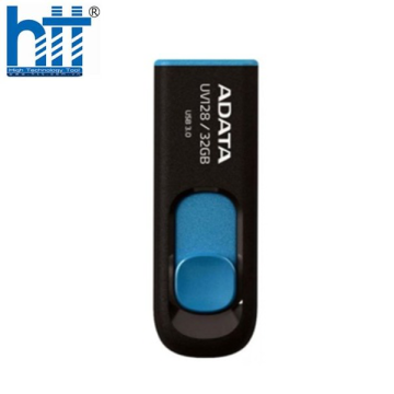USB Adata UV128 32Gb (Đen Xanh)