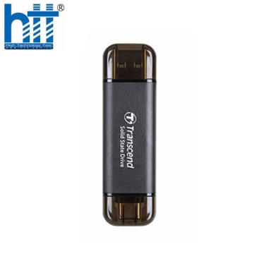 Ổ cứng di động SSD Transcend ESD310C 256Gb USB-A & USB-C Màu đen