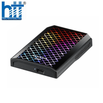 Ổ cứng di động SSD Adata SE900G 512Gb USB3.2 Led RGB (Màu đen)