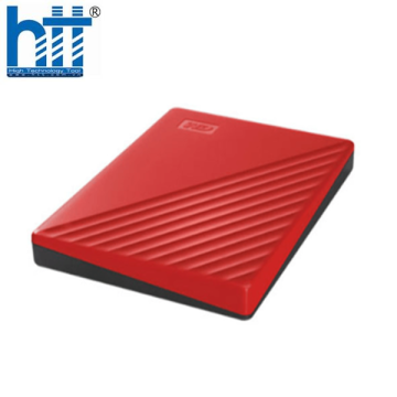 Ổ cứng di động Western Digital My Passport 4Tb USB3.2 - Đỏ (WDBPKJ0040BRD)