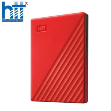 Ổ cứng di động Western Digital My Passport 5Tb USB3.2 - Đỏ (WDBPKJ0050BRD)
