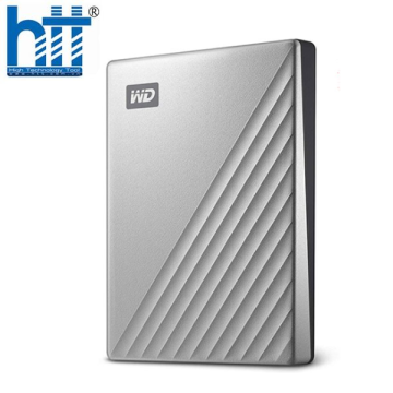 Ổ cứng di động HDD Western Digital My Passport Ultra 1Tb Type-C & USB3.0 - Bạc (WDBC3C0010BSL)