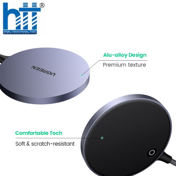 Bộ sạc không dây từ tính công suất 15W Ugreen 30233