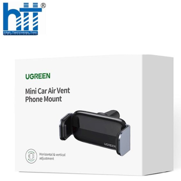 Ugreen 10422 4.7inch đến 7.2inch xoay 360 độ Màu Đen viền Xám Giá Kẹp điện thoại trên khe thông gió ô tô