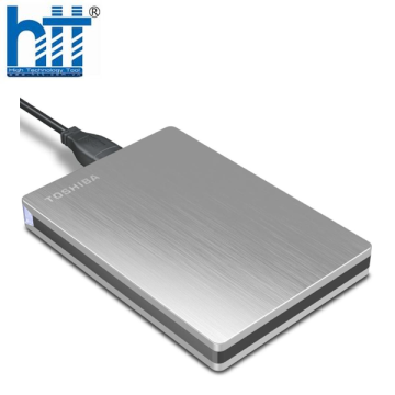 Ổ cứng di động Toshiba Canvio Slim 1Tb USB3.0 Bạc