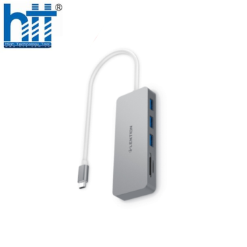 Bộ chuyển đổi USB-C 5 trong 1 Lention C15 GREY