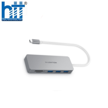 Bộ chuyển đổi USB-C 5 trong 1 Lention C15 GREY