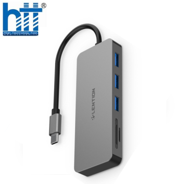 Bộ chuyển đổi USB-C 6 trong 1 Lention C16s GREY