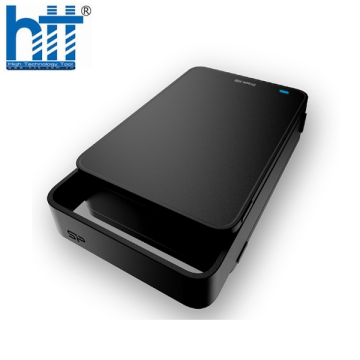 Ổ CỨNG DI ĐỘNG SILICON POWER STREAM S06 4TB BLACK, 3.5 INCH (USB 3.1 GEN1/USB 3.0) - SP040TBEHDS06C3K