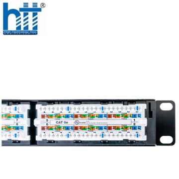 DINTEK Patch Panel Cat.5e UTP 1U 24P 19inch (1402-03019)
