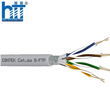 Cáp mạng bấm sẵn Cat.6A S/FTP 10Gb RJ45 2.0 Mét DINTEK 1201-06098