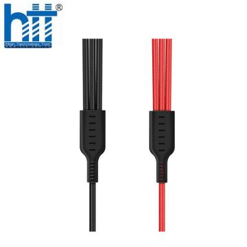 Cáp sạc 3 đầu HOCO U31 (Đen)