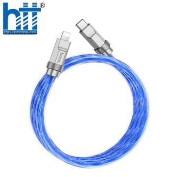 Cáp sạc U113 silicone PD TYPE C - IPHONE (Xanh)