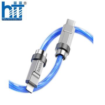 Cáp sạc U113 silicone PD TYPE C - IPHONE (Xanh)