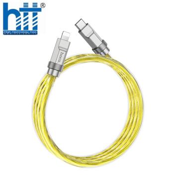 Cáp sạc U113 silicone PD TYPE C - IPHONE (Vàng)