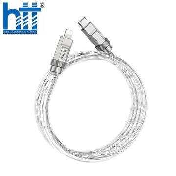 Cáp sạc U113 silicone PD TYPE C - IPHONE (Trắng)