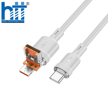 CÁP DỮ LIỆU SẠC 2 TRONG 1 U131 USB/TYPE-C TO TYPE-C
