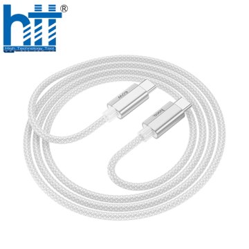 CÁP DỮ LIỆU SẠC U134 60W TYPE-C SANG TYPE-C(L=1.2M)