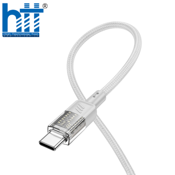 CÁP DỮ LIỆU SẠC TRONG SUỐT U129 SPIRIT 60W TYPE-C SANG TYPE-C