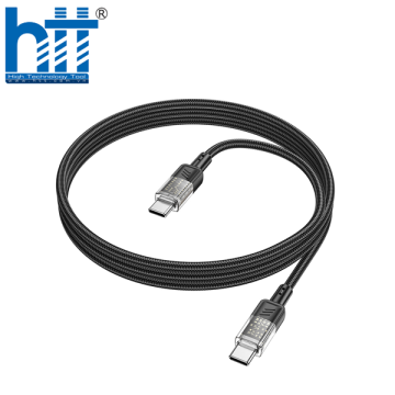 CÁP DỮ LIỆU SẠC TRONG SUỐT U129 SPIRIT 60W TYPE-C SANG TYPE-C