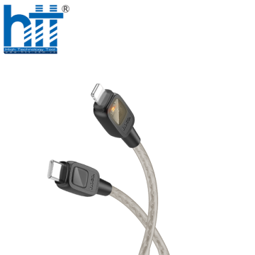 CÁP DỮ LIỆU SẠC TẮT NGUỒN THÔNG MINH SILICONE U124 PD - IP