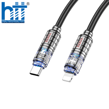 Cáp dữ liệu sạc PD U122 Lantern Transparent Discovery Edition iP