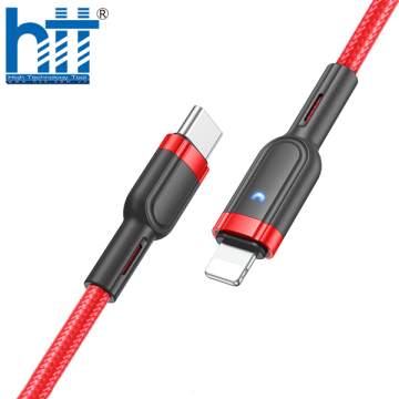 Cáp sạc nhanh tự ngắt thông minh U117 Type-C to IP