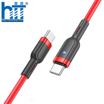 Cáp sạc nhanh tự ngắt thông minh U117 Type-C to Type-C