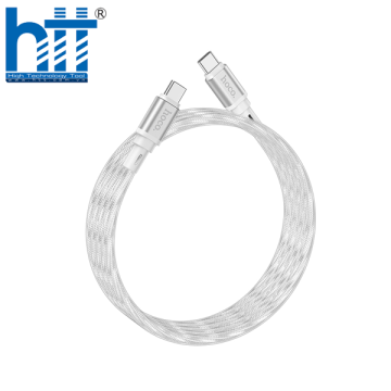 Cáp dữ liệu sạc silicon X98 Crystal ice 60W Type-C đến Type-C