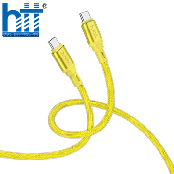 Cáp dữ liệu sạc silicon X98 Crystal ice 60W Type-C đến Type-C