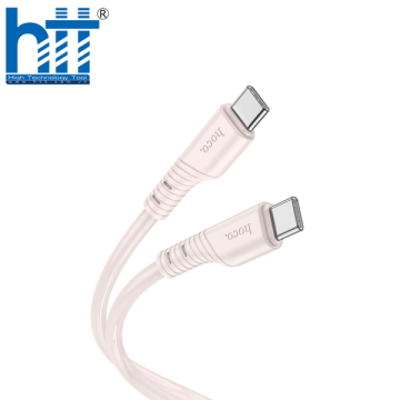 Cáp dữ liệu sạc silicon 60W màu pha lê X97 Type-C đến Type-C