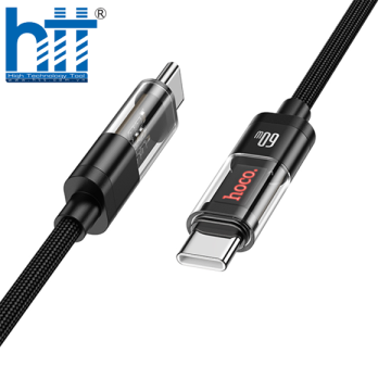 Cáp dữ liệu sạc 60W U116 dành cho Type-C đến Type-C