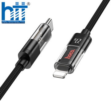 Cáp dữ liệu sạc PD phiên bản Discovery trong suốt U116 cho iP