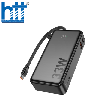 Sạc dự phòng Q27A Jewel 33W có dây cáp (10000mAh)