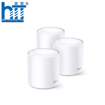 Bộ phát wifi 6 TP-Link Deco X20 3-Pack (Chuẩn AX/ AX1800Mbps/ 2 Ăng-ten ngầm/ Wifi Mesh/ Dưới 100 User)