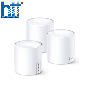 Bộ phát wifi 6 TP-Link Deco X20 3-Pack (Chuẩn AX/ AX1800Mbps/ 2 Ăng-ten ngầm/ Wifi Mesh/ Dưới 100 User)