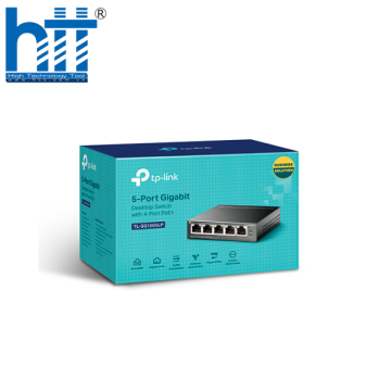 Switch TP-Link TL-SG1005LP (Gigabit (1000Mbps)/ 5 Cổng/ 4 cổng PoE/ Vỏ Thép)