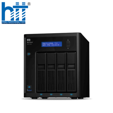 NAS WD My Cloud EX4100 16TB WDBWZE0160KBK-SESN (Dual-Core | RAM 2GB | 4 BAY 3.5