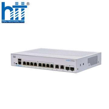 Switch Cisco CBS350-8T-E-2G-EU (Gigabit (1000Mbps)/ 8 Cổng/ 2 SFP/ Managed Switch/ Vỏ Thép)