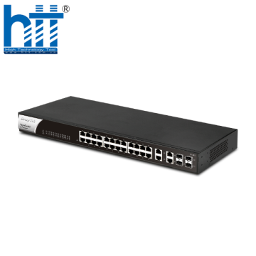 Thiết bị mạng DrayTek VigorSwitch G1282 (24 port LAN Gigabit +4 SFP port gigabit)