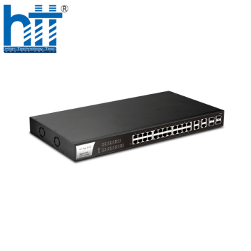 Thiết bị mạng DrayTek VigorSwitch G1282 (24 port LAN Gigabit +4 SFP port gigabit)