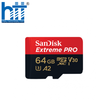 Thẻ nhớ MicroSD Sandisk Extreme Pro 64GB (SDSQXCU-064G-GN6MA)