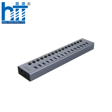 Bộ chia USB Hub 16 cổng USB 3.0, Xám, ORICO BT2U3-16AB-GY