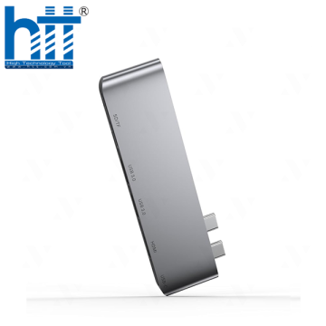 Hub USB Type-C sang HDMI 4K, USB 3.0, SD/TF, sạc PD 100W, 40Gbps cho MacBook Ugreen 80856 cao cấp