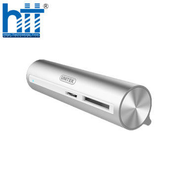 Hub USB 3.0 3 Ports +TF/SD Reader Unitek (Y-3094)+Type-C