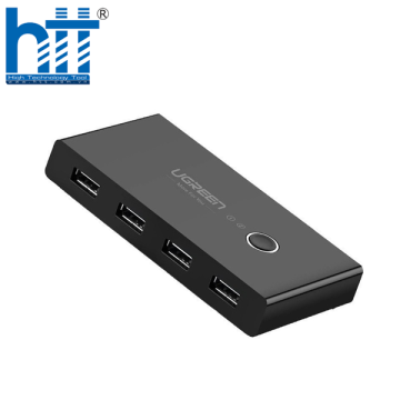 Bộ chia sẻ máy in USB 2.0 từ 4 thiết bị vào 2 máy tính chính hãng Ugreen 30767