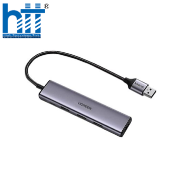 Hub chia USB 3.0 Type-A ra 4 cổng USB 3.0 tốc độ 5Gbps dây bọc dù vỏ nhôm Ugreen 20805