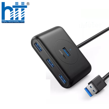 Ugreen 40850 1M Màu Đen Bộ chuyển đổi TYPE C sang 4 USB 3.0 + nguồn MICRO USB hỗ trợ OTG TYPE C CR113 20040850