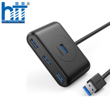 Ugreen 50263 25CM Màu Đen USB 3.0 Hub 4 Port With Power Port CR113 20050263